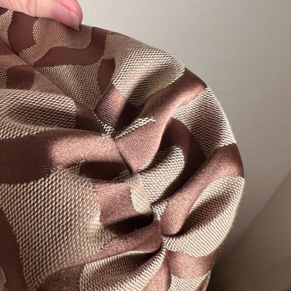 Coach Poppy Gold and Khaki Large Tote with Brilliant Blue Lining - Picture 10 of 15